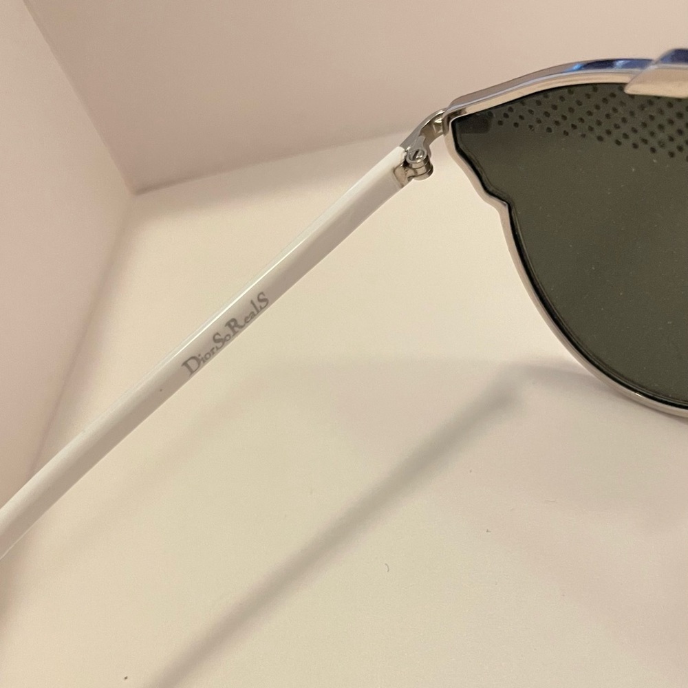 Dior SoReal Studded Silver Sunglasses - Picture 3 of 10